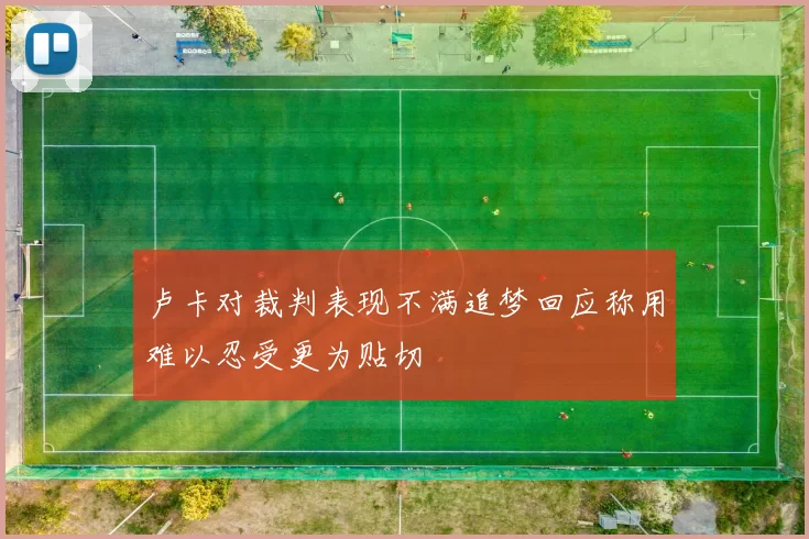 卢卡对裁判表现不满追梦回应称用难以忍受更为贴切
